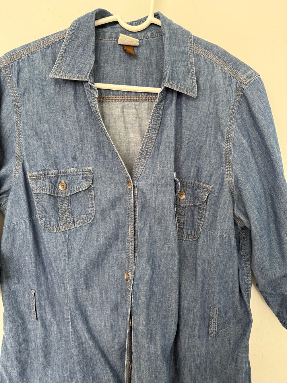 Sonoma Blue  Denim Shirt Dress. XL - Picture 4 of 4